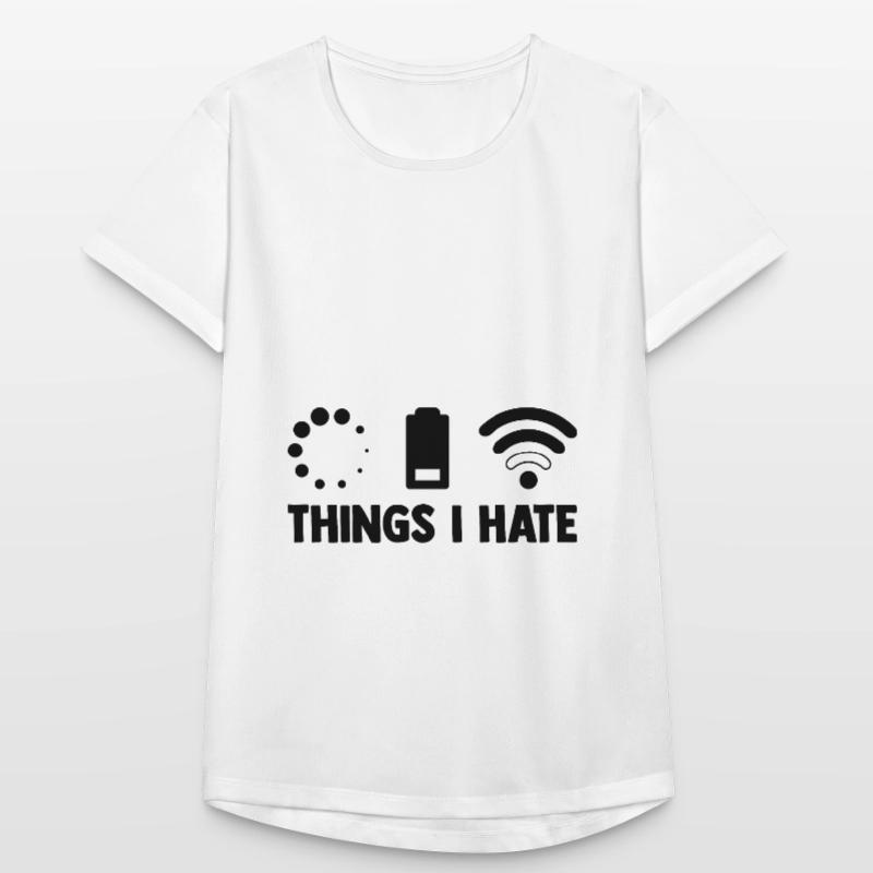 Things I Hate Programmer Coder Coding Developer So Frauen T-Shirt atmungsaktiv