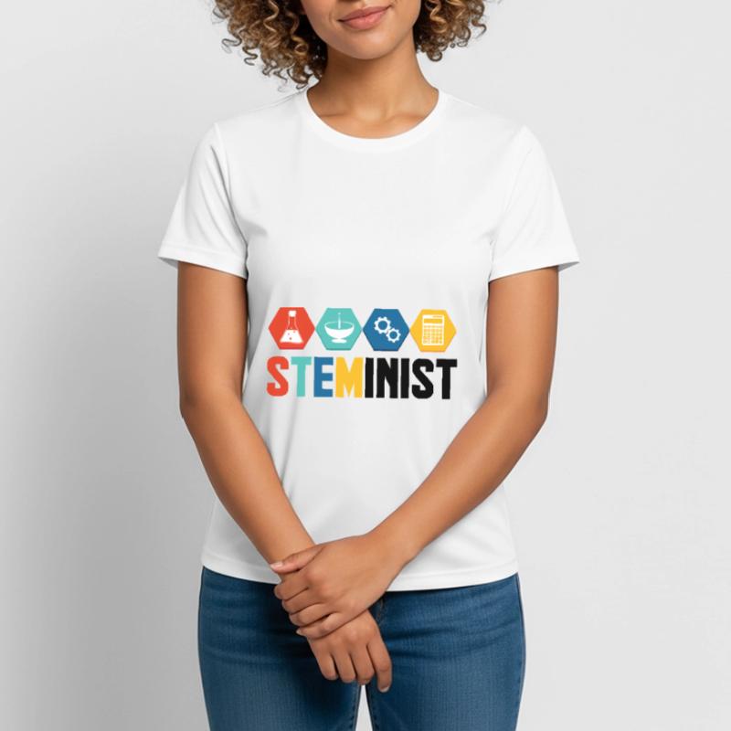 Steminist Graphic Coder Programmer Computer Geek P Frauen T-Shirt atmungsaktiv