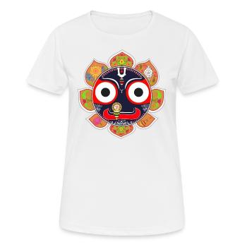 Lord Jagannath - Sri Krishna - Women's Breathable T-Shirt - white - Front - AI Model Female 172 dark (172cm)