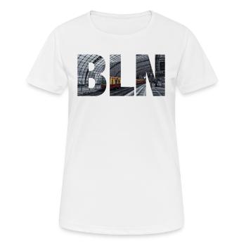 Berlin BLN 030 S-Bahn Geschenk - Frauen T-Shirt atmungsaktiv - Weiß - Vorne - AI Model Female 172 dark (172cm)