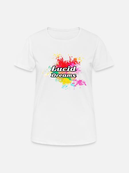 Lucid dreams - Women's Breathable T-Shirt - white