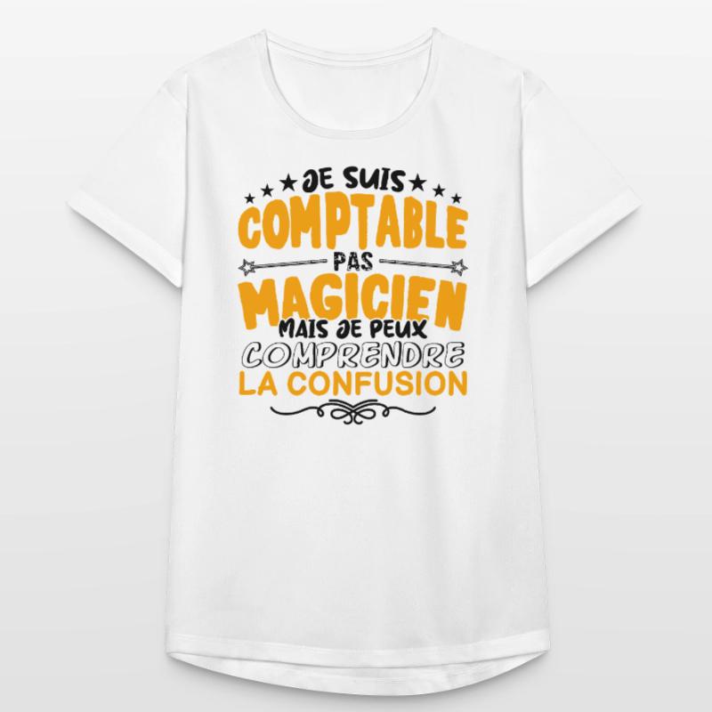 Comptable pas Magicien | le Meilleur Comptable ca T-shirt respirant Femme