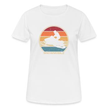 Motoneige Moto motoneige Motoneiges Motoneiges - T-shirt respirant Femme - blanc - Devant - AI Model Female 172 dark (172cm)