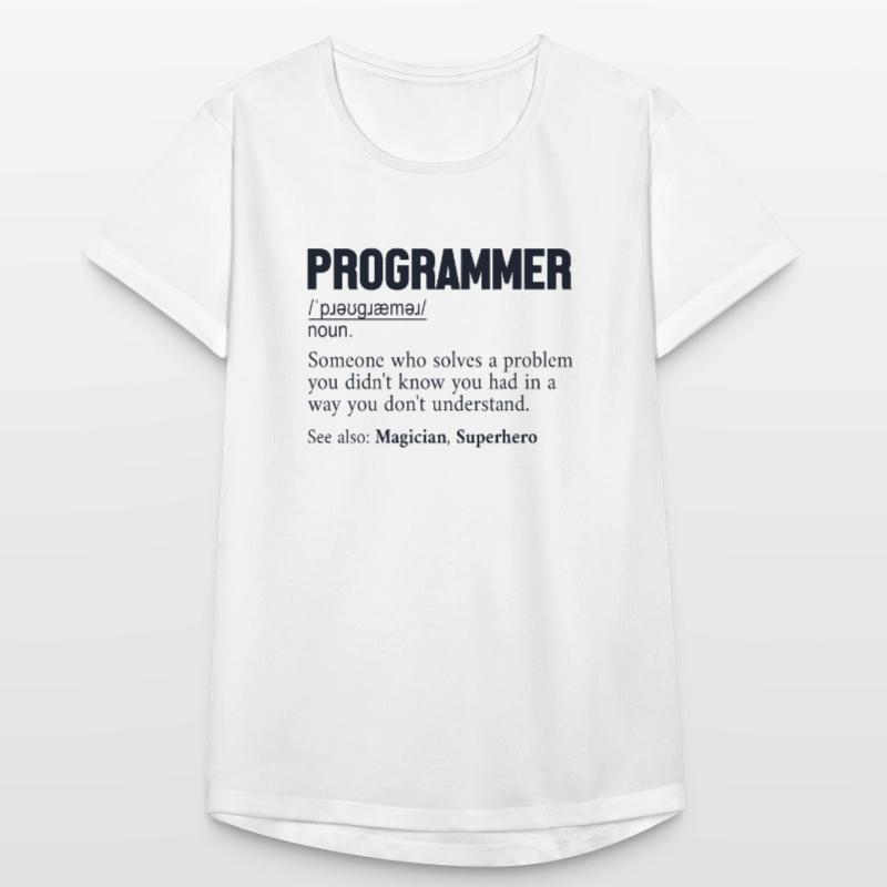 Programmer Definition Software Developer Coder Women's Breathable T-Shirt
