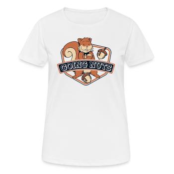 Going Nuts Squirrel Fox Squirrel Grey Squirrel - Women's Breathable T-Shirt - white - Front - AI Model Female 172 dark (172cm)