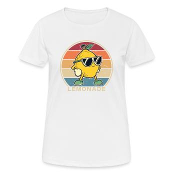 Rétro Limonade Limonade Vendeur Limonade - T-shirt respirant Femme - blanc - Devant - AI Model Female 172 dark (172cm)