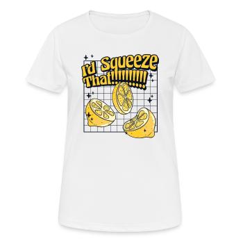 Je presserais cette limonade patron limonade - T-shirt respirant Femme - blanc - Devant - AI Model Female 172 dark (172cm)