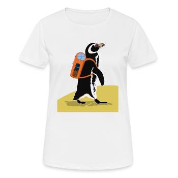 Randonnée en montagne Randonnées Randonnées - T-shirt respirant Femme - blanc - Devant - AI Model Female 172 dark (172cm)
