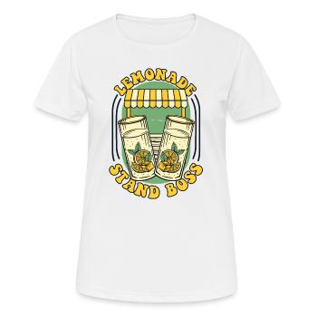 Leomande Stand Limonade Limonade - T-shirt respirant Femme - blanc - Devant - AI Model Female 172 dark (172cm)