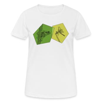 Kröte Kaulquappe Laubfrosch Froschzüchter Frosch - Frauen T-Shirt atmungsaktiv - Weiß - Vorne - AI Model Female 172 dark (172cm)