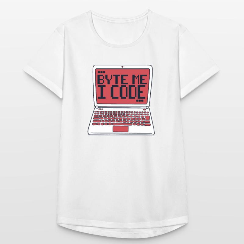 Byte Me I Code Developer Softwareentwickler Frauen T-Shirt atmungsaktiv