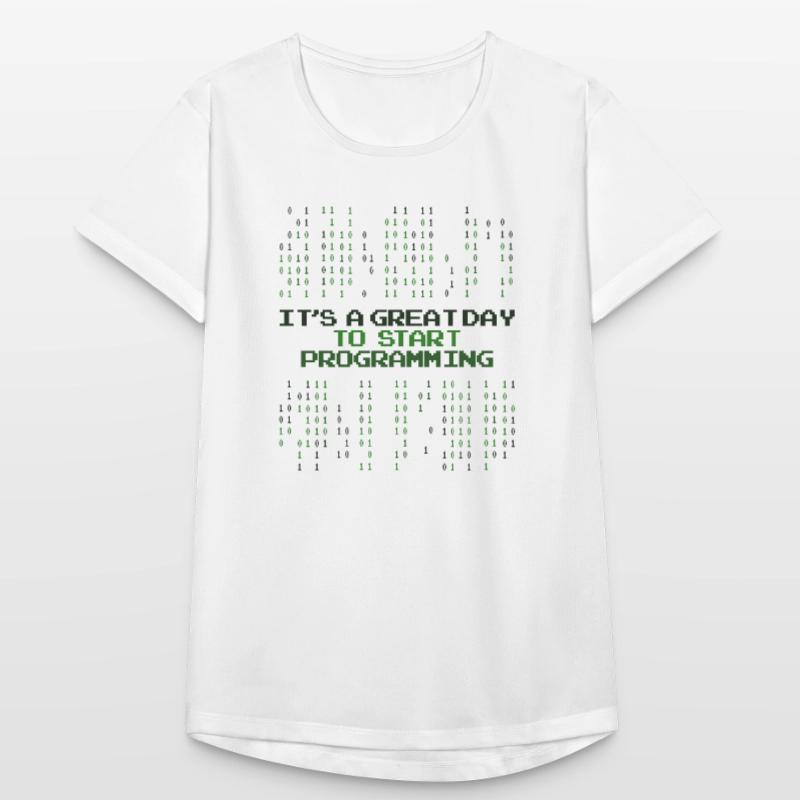 Great Day To Start Programming Developer Coder Frauen T-Shirt atmungsaktiv