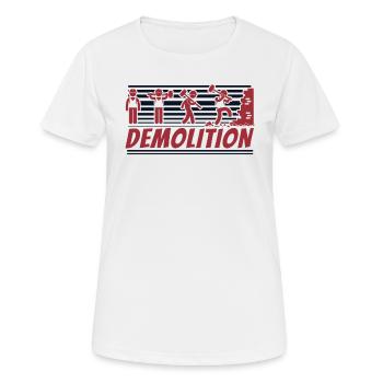Demolition Home Improvement Home Wrecker House - Women's Breathable T-Shirt - white - Front - AI Model Female 172 dark (172cm)