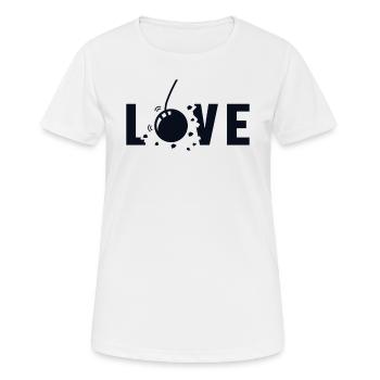Love Demolition Contractor Home Improvement House - Women's Breathable T-Shirt - white - Front - AI Model Female 172 dark (172cm)