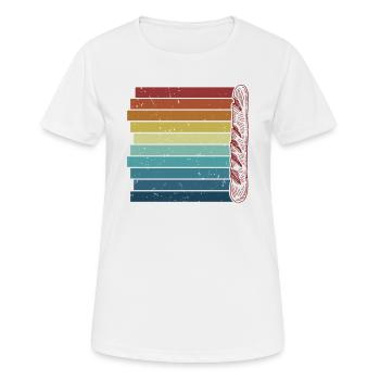 Retro Bread Maker Bread Dough Bread Queen Lover - Women's Breathable T-Shirt - white - Front - AI Model Female 172 dark (172cm)