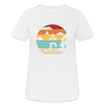 Retro Home Improvement Maison des experts en démolition domiciliaire - T-shirt respirant Femme - blanc - Devant - AI Model Female 172 dark (172cm)
