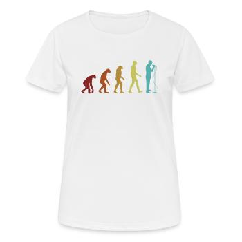 Evolution Opera House Tenor Singer Vocalist Opera - Women's Breathable T-Shirt - white - Front - AI Model Female 172 dark (172cm)