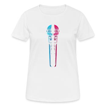 Opéra Chanteur Ténor Chanteur Amoureux Opéra - T-shirt respirant Femme - blanc - Devant - AI Model Female 172 dark (172cm)