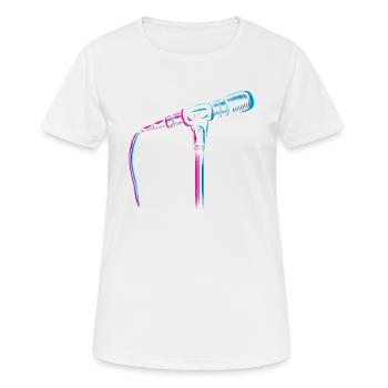 Opera House Tenor Singer Vocalist Lover Opera - Women's Breathable T-Shirt - white - Front - AI Model Female 172 dark (172cm)