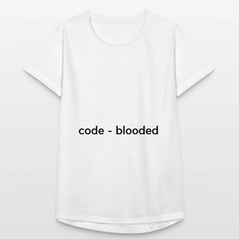 Code Blooded Programming Software Developer Admin Frauen T-Shirt atmungsaktiv