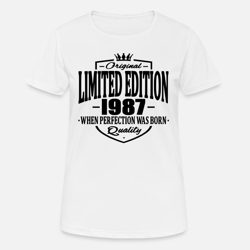 Limited edition 1987 - Women's Breathable T-Shirt - white