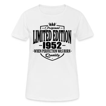 Limited edition 1952 - Women's Breathable T-Shirt - white - Front - AI Model Female 172 dark (172cm)