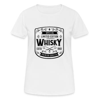 Étiquette de whisky - T-shirt respirant Femme - blanc - Devant - AI Model Female 172 dark (172cm)