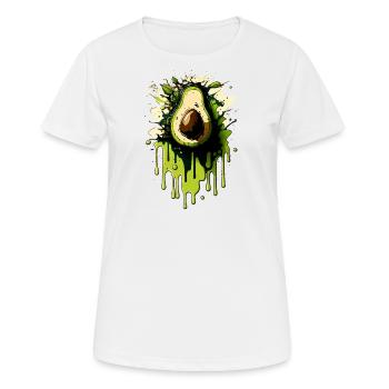Avocado - Frauen T-Shirt atmungsaktiv - Weiß - Vorne - AI Model Female 172 dark (172cm)