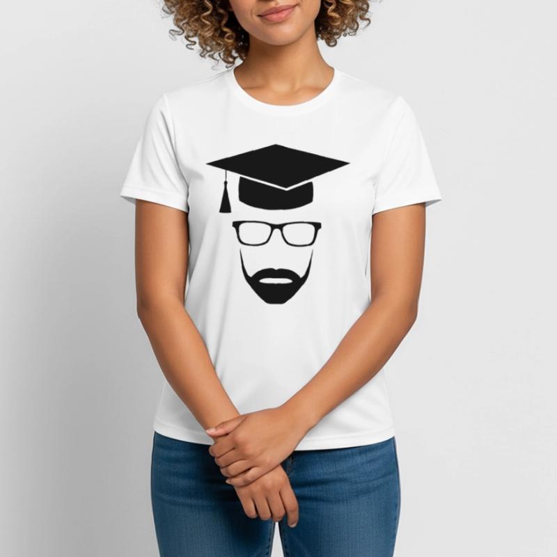 Master Uni Nerd with Beard Women's Breathable T-Shirt