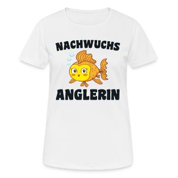 Offspring Angler Fishing Baby Birth Fish Fish - Women's Breathable T-Shirt - white - Front - AI Model Female 172 dark (172cm)