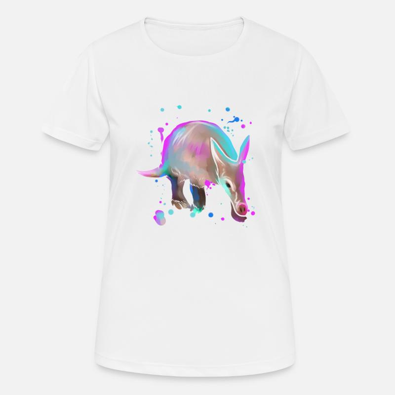 Aardvark aardvark gift - Women's Breathable T-Shirt - white