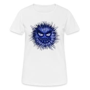 Monster - Frauen T-Shirt atmungsaktiv - Weiß - Vorne - AI Model Female 172 dark (172cm)