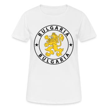 Bulgarie - T-shirt respirant Femme - blanc - Devant - AI Model Female 172 dark (172cm)