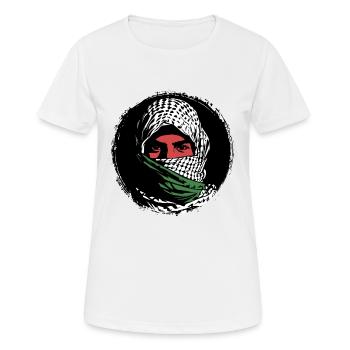 Liberté pour la Palestine - Paix - T-shirt respirant Femme - blanc - Devant - AI Model Female 172 dark (172cm)