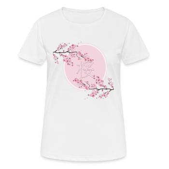 Skaura-Baum - Frauen T-Shirt atmungsaktiv - Weiß - Vorne - AI Model Female 172 dark (172cm)