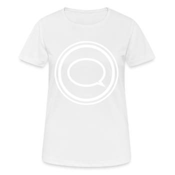 Ballon - T-shirt respirant Femme - blanc - Devant - AI Model Female 172 dark (172cm)