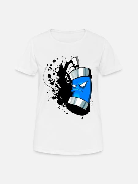 paint2 - Women's Breathable T-Shirt - white