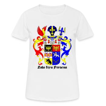 ostfriesland wappen - Frauen T-Shirt atmungsaktiv - Weiß - Vorne - AI Model Female 172 dark (172cm)
