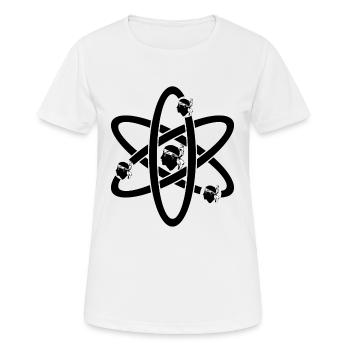 Atome Corse - T-shirt respirant Femme - blanc - Devant - AI Model Female 172 dark (172cm)