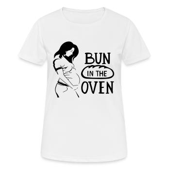 Rôti Tube Bun Four Enceinte Enceinte Enceinte - T-shirt respirant Femme - blanc - Devant - AI Model Female 172 dark (172cm)