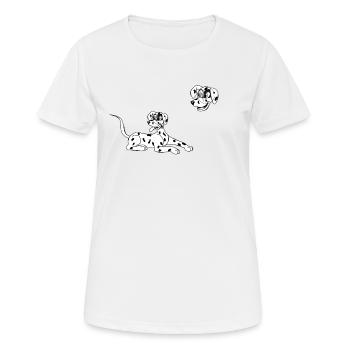 dalmatien - T-shirt respirant Femme - blanc - Devant - AI Model Female 172 dark (172cm)