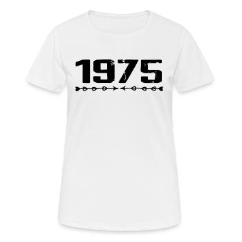1975 Retro 1975 Birthday 1975 Vintage 1975 - Women's Breathable T-Shirt - white - Front - AI Model Female 172 dark (172cm)