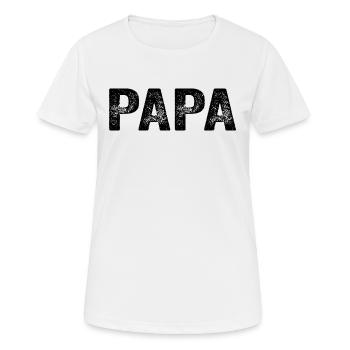 Dad Dad Dad Gift - Women's Breathable T-Shirt - white - Front - AI Model Female 172 dark (172cm)