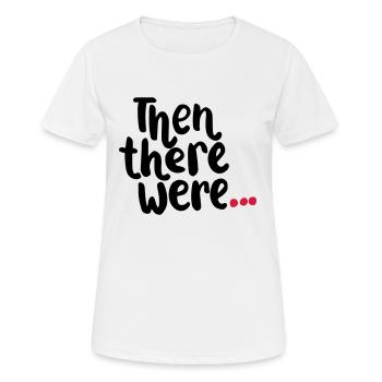 Garçon ou fille enceinte enceinte - T-shirt respirant Femme - blanc - Devant - AI Model Female 172 dark (172cm)