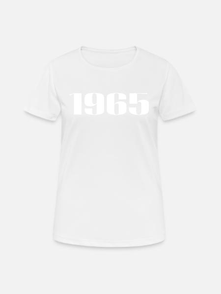 1965 - Gift born in 1965 - Women's Breathable T-Shirt - white