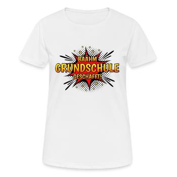 Grundschul Abgänger 2023 Grundschule Abschied - Frauen T-Shirt atmungsaktiv - Weiß - Vorne - AI Model Female 172 dark (172cm)