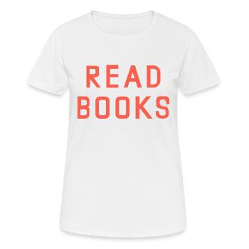 Chesapeake Shores Bree O'Brien Read Books T-Shirt - Women's Breathable T-Shirt - white - Front - AI Model Female 172 dark (172cm)