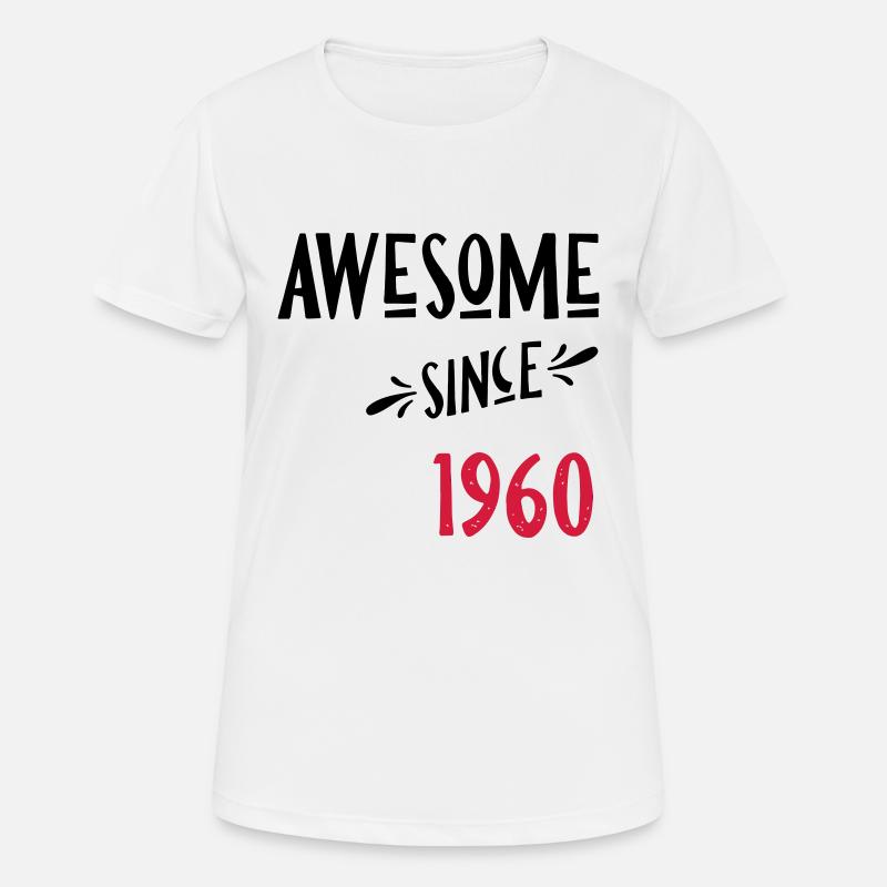 since1960 - Women's Breathable T-Shirt - white