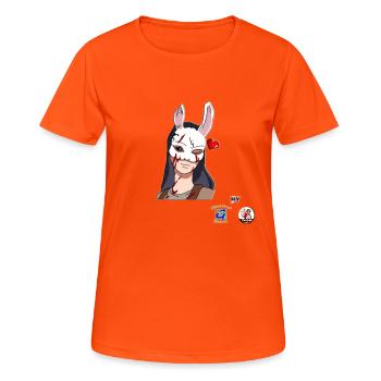 Huntress Love - Women's Breathable T-Shirt - neon orange - Front - AI Model Female 172 dark (172cm)