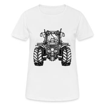 Heavy tractor Large field field tractor - Women's Breathable T-Shirt - white - Front - AI Model Female 172 dark (172cm)